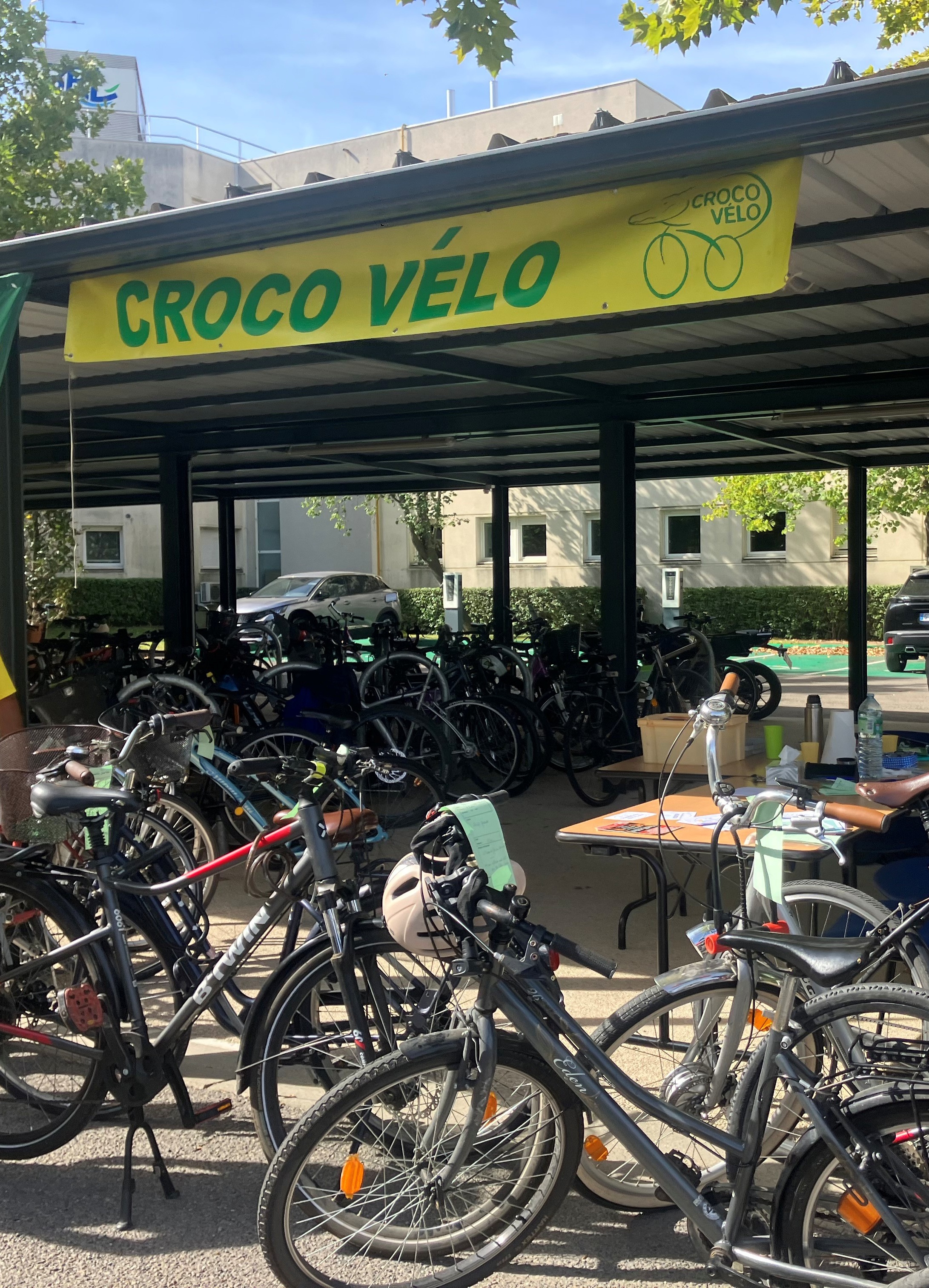 Photo animation "Croco vélo"