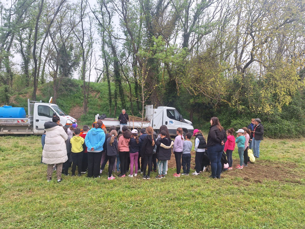 Opération plantation BRLEN à Vestric-et-Candiac