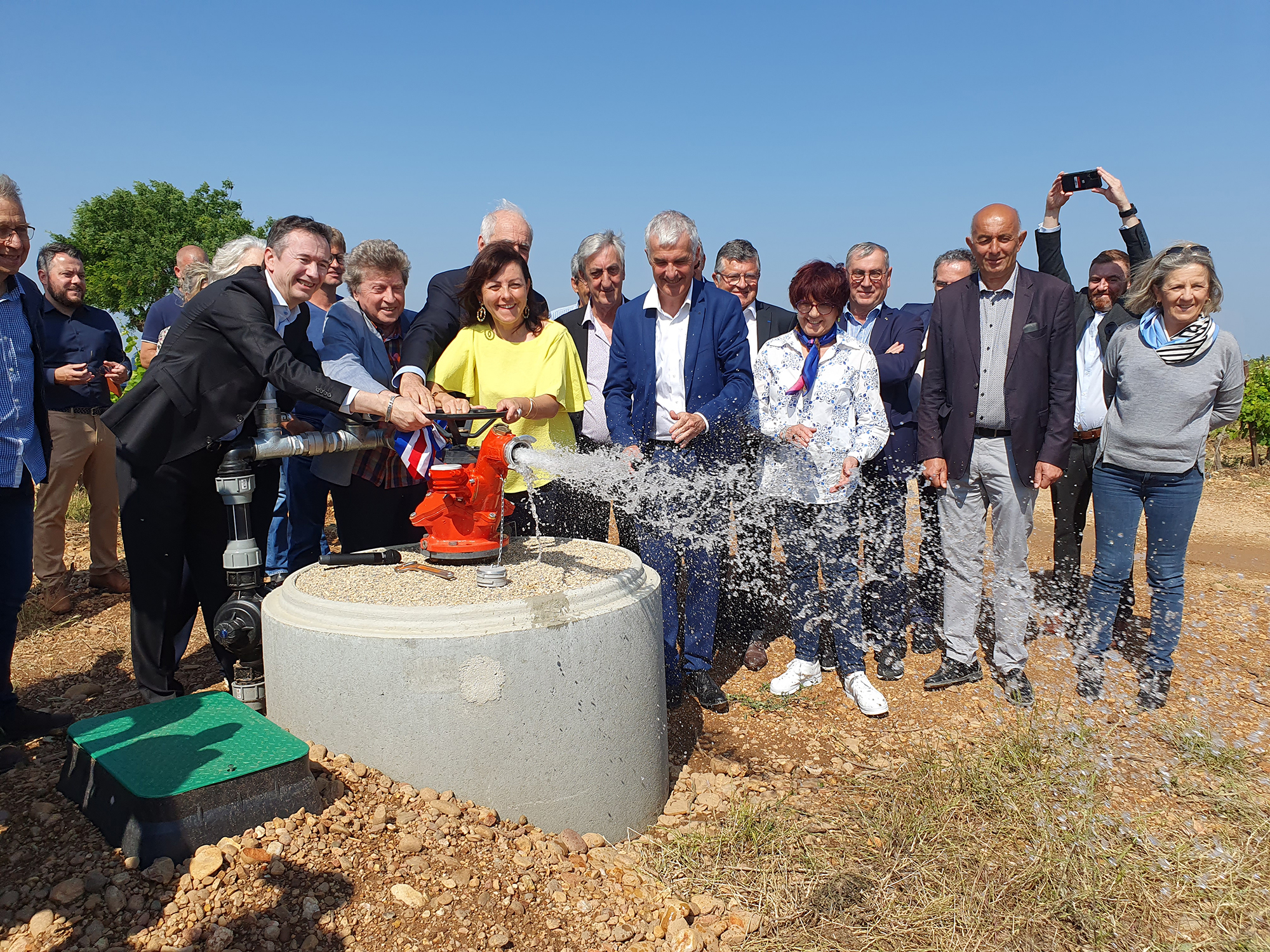 Inauguration Collines des Costières