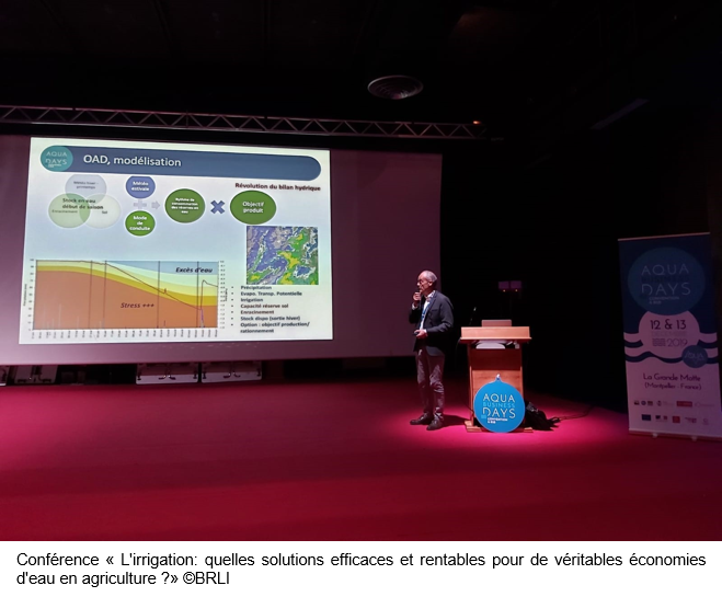 Conférence Irrigation et économies de l'eau